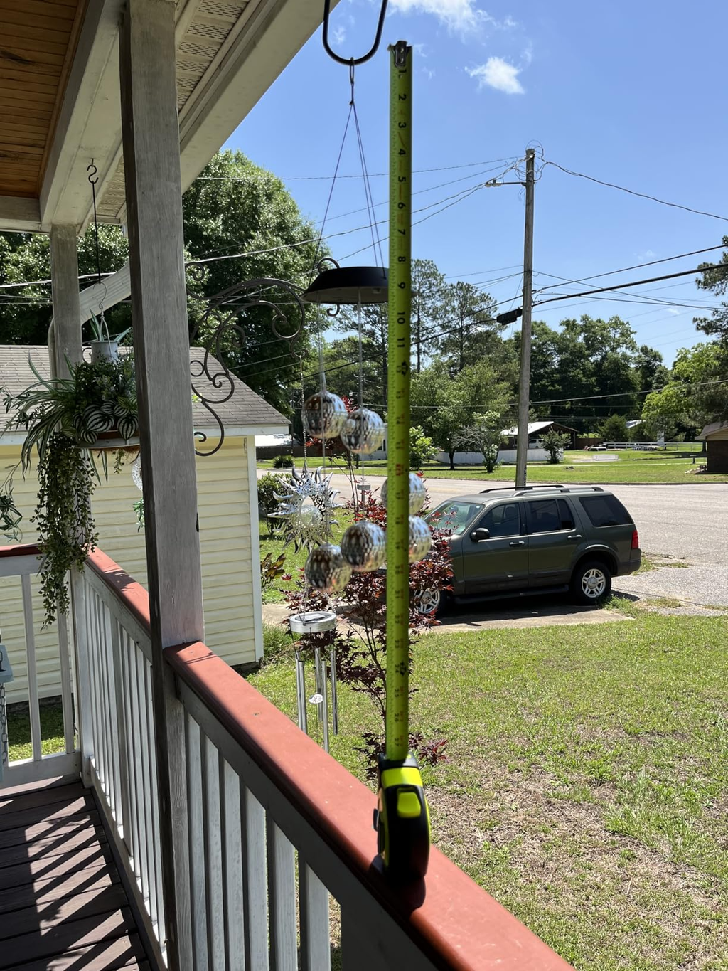 🌞Solar Metal Orb Wind Chime Mobile - Rainbow Color Changing LED Lights